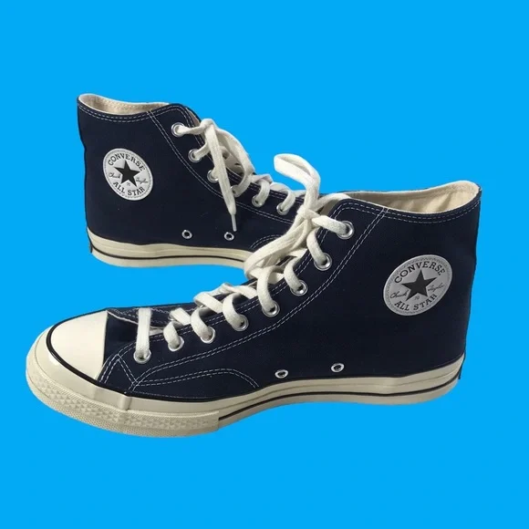 Converse Chuck 70 Hi Midnight Navy/Egret/Black Sneakers men’s size 11.5 - Picture 1 of 9